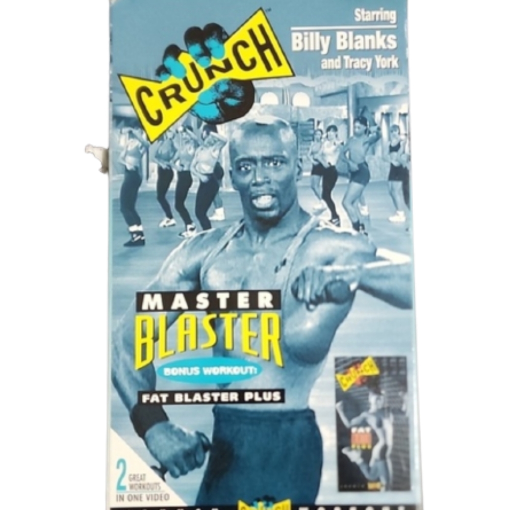 Billy Blanks Crunch Master Blaster VHS Exercise Tape
